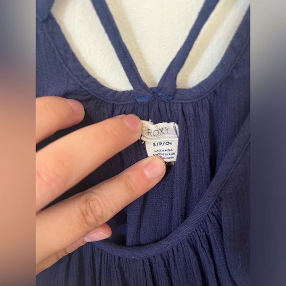 Roxy strappy mini dress navy - Picture 4 of 5